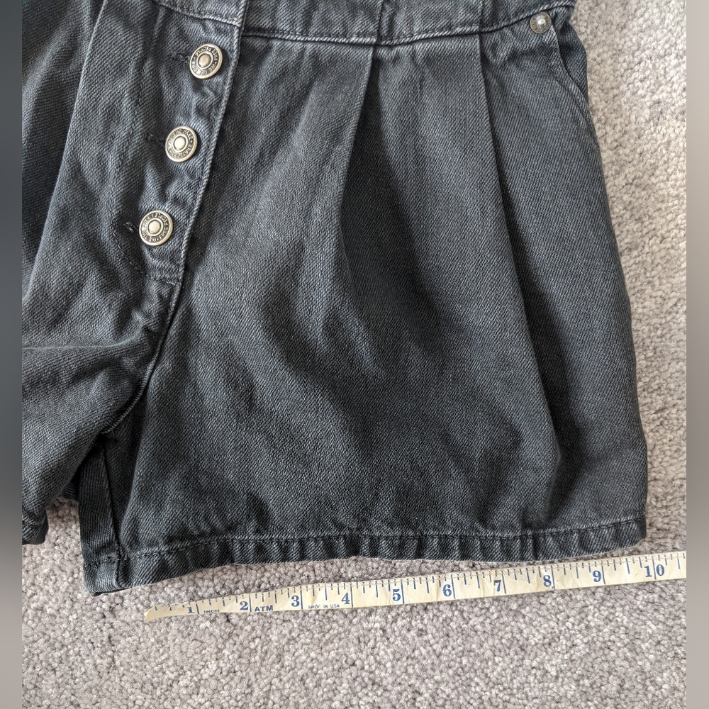 Free People High-Waist Jean Shorts Black - Picture 8 of 8